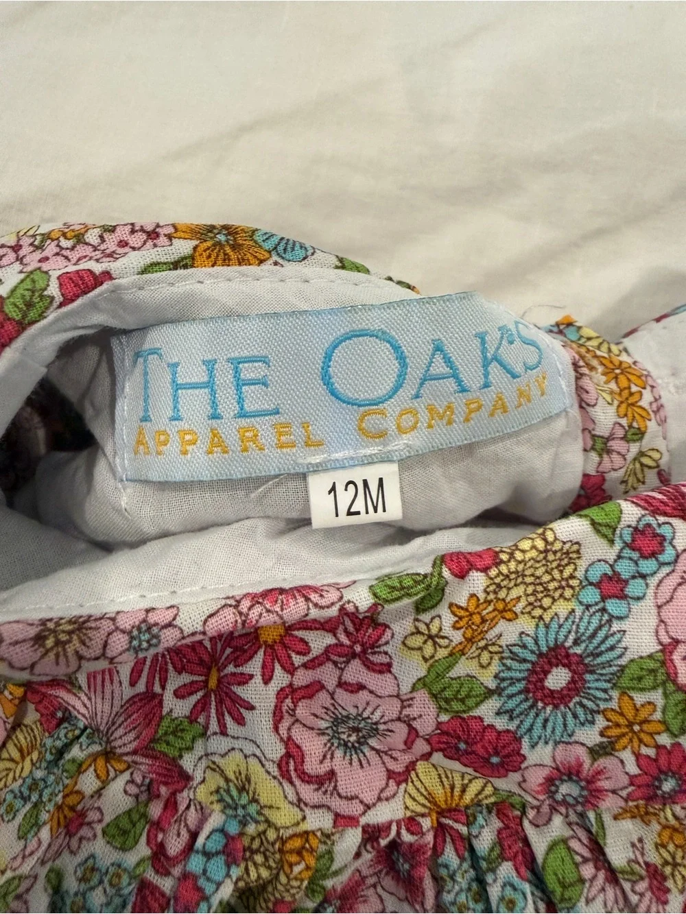 The Oaks Apparel - Layla Raspberry Floral Bloomer Set - Sz 12 m
